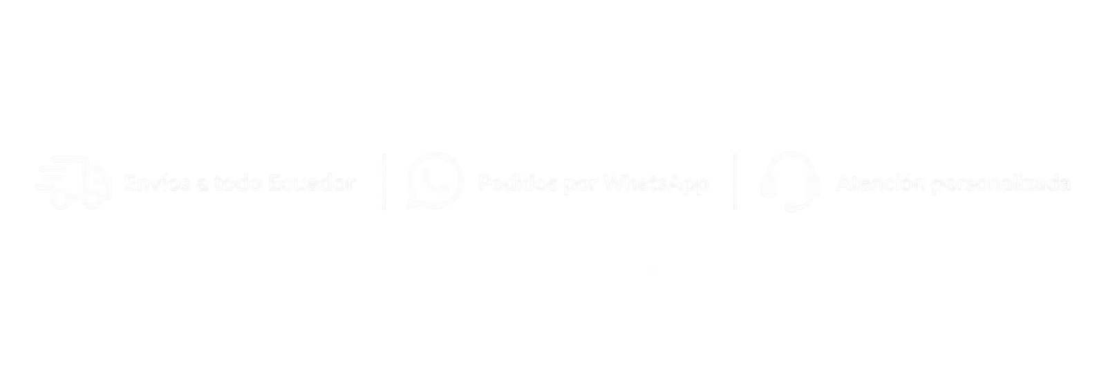Envíos a todo Ecuador - Pedidos por WhatsApp - Atención personalizada